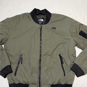 The North Face women’s Khaki Bomber Jacket size M